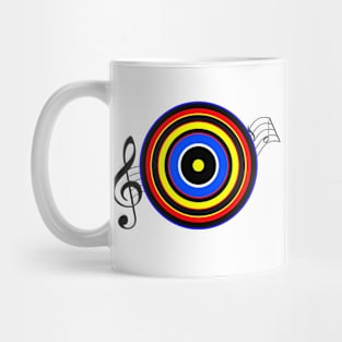 Music Disk Movies Art Design Mug